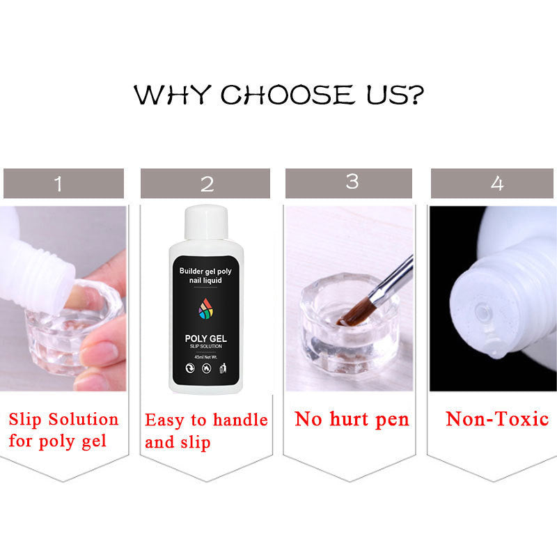 Water Gel Nail Remover Cleaner 45ML Fast Drying Nail Art Tool