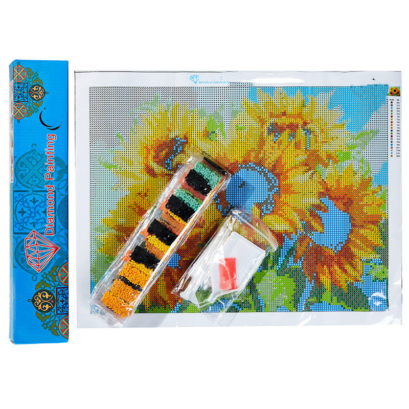 Diamond Painting Kit Buddha Statue Cross Stitch Art Craft 30x40cm 25x25cm 30x30cm