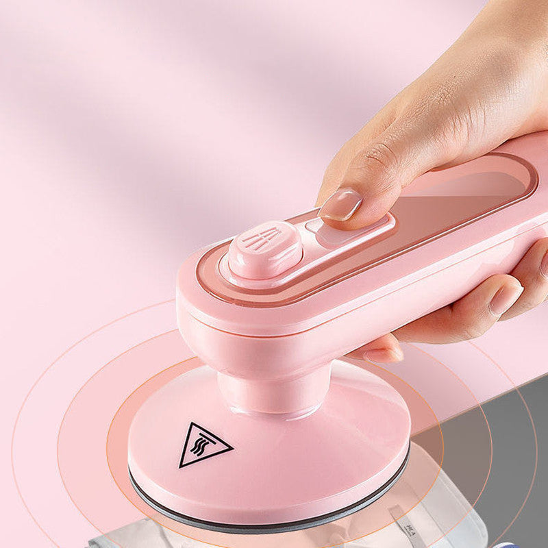 Handheld Steam Iron for Household Use - Pink, Multi-Standard Options