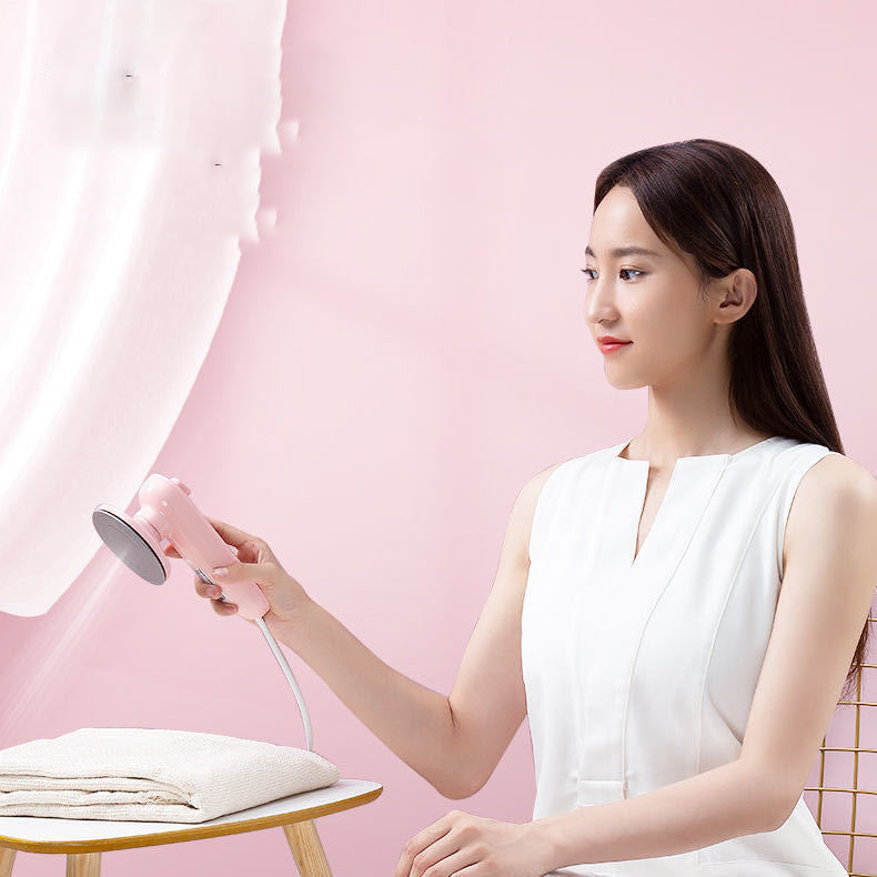 Handheld Steam Iron for Household Use - Pink, Multi-Standard Options