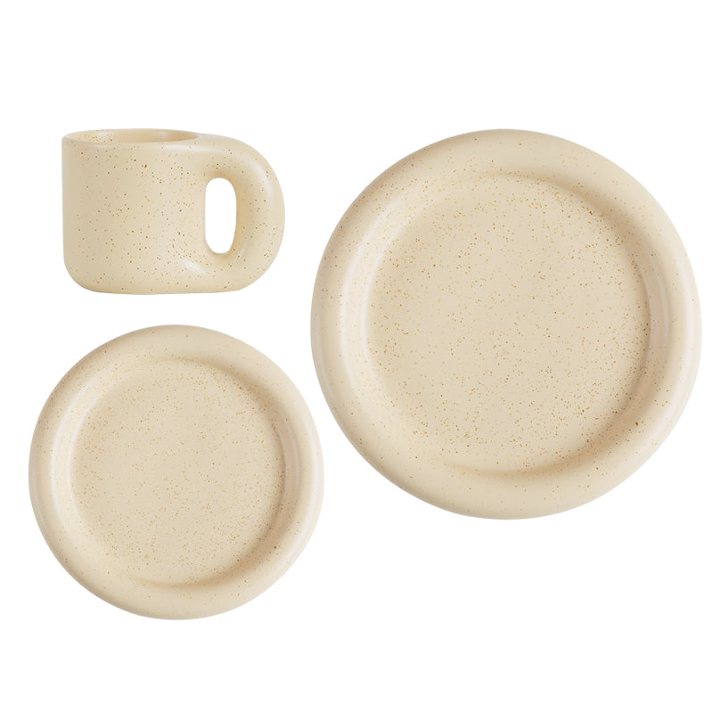 Nordic Ceramic Dinnerware Set - Salad, Steak, Dessert, Breakfast Large Dishes