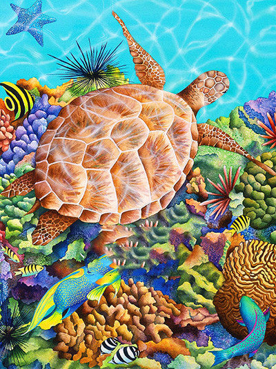 Tortoise Animal Home Decor Embroidery Diamond Painting Wall Art