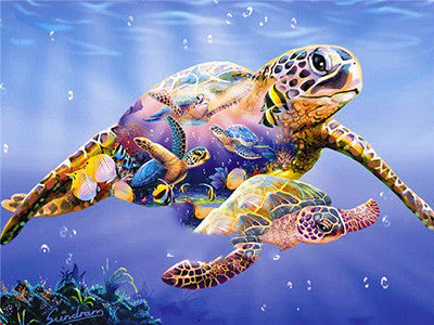 Tortoise Animal Home Decor Embroidery Diamond Painting Wall Art
