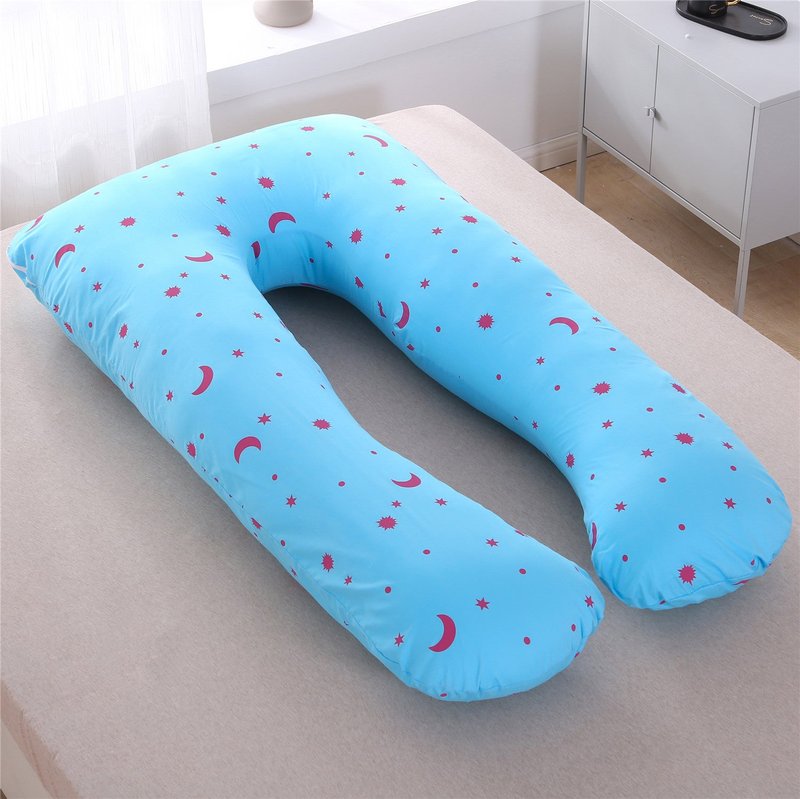 Pregnancy & Maternity Support Pillow - Removable & Washable Cotton U-Shape