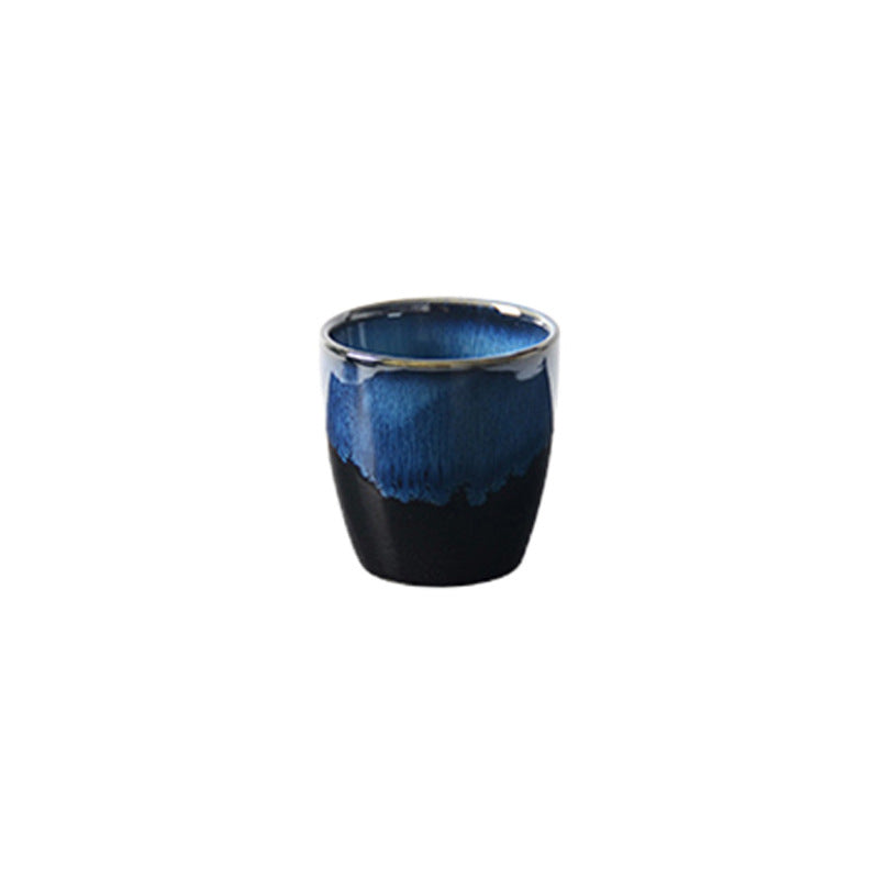 Japanese Ceramic Creative Teacup - Blue, 101-200ml Household Tableware