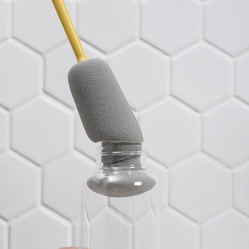 Long Handle Cup Brush Cleaning Tool for Kitchen & Household Uses