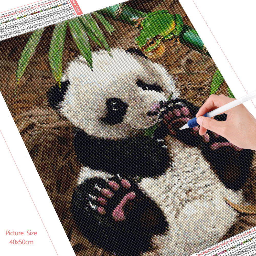 Diamond Painting Kit Full Drill Cross Stitch Art Home Decor - Panda Design