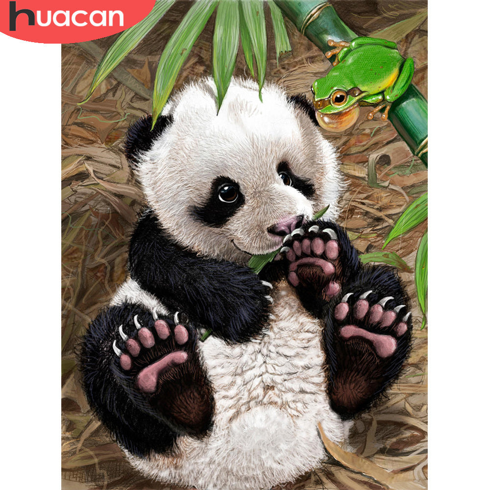 Diamond Painting Kit Full Drill Cross Stitch Art Home Decor - Panda Design