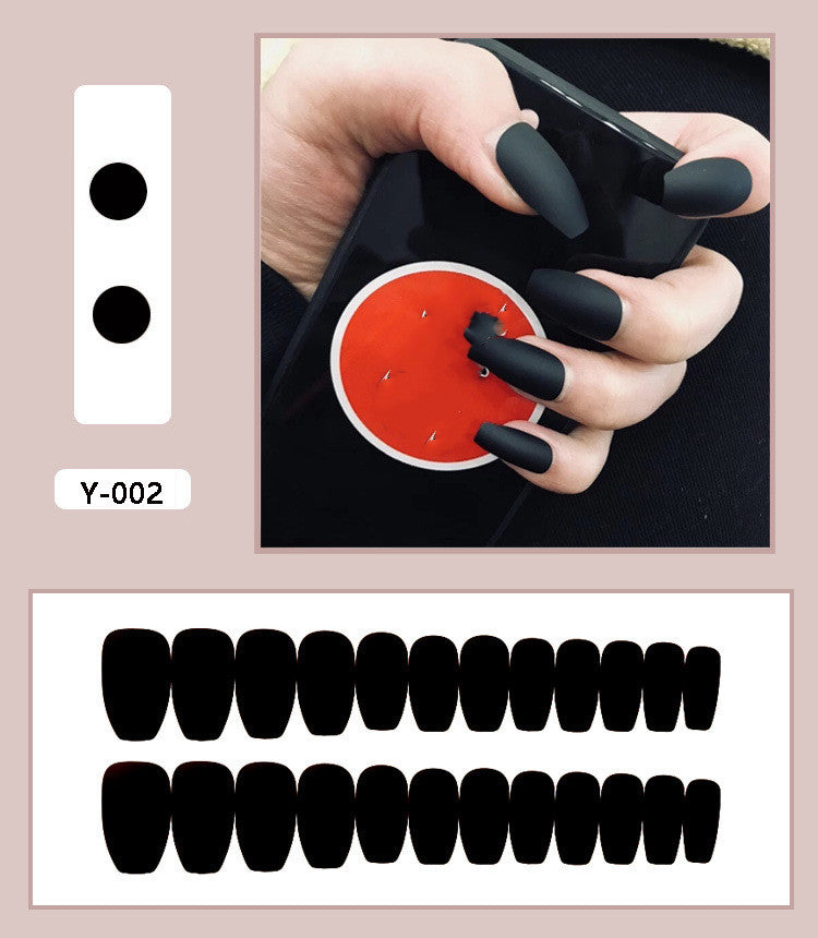 Nail Patch & Glue Type Nail Art Stickers - 24 Pieces