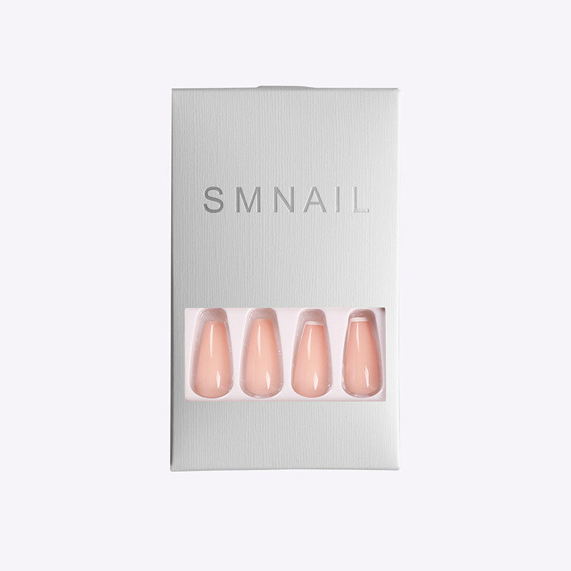 Gradient French Ballet Nail Wraps - Pink False Nails for Nail Art