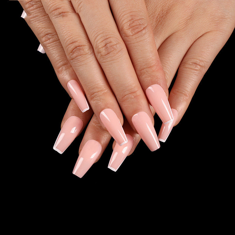 Gradient French Ballet Nail Wraps - Pink False Nails for Nail Art