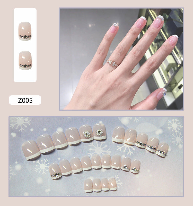 Nail Patches Fake Nails Stickers Set - Assorted Colors, Long-Lasting