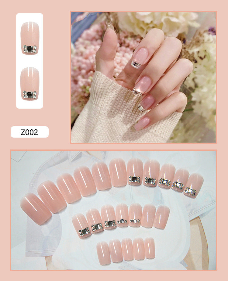 Nail Patches Fake Nails Stickers Set - Assorted Colors, Long-Lasting
