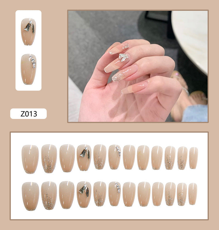 Nail Patches Fake Nails Stickers Set - Assorted Colors, Long-Lasting