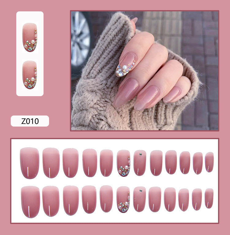 Nail Patches Fake Nails Stickers Set - Assorted Colors, Long-Lasting