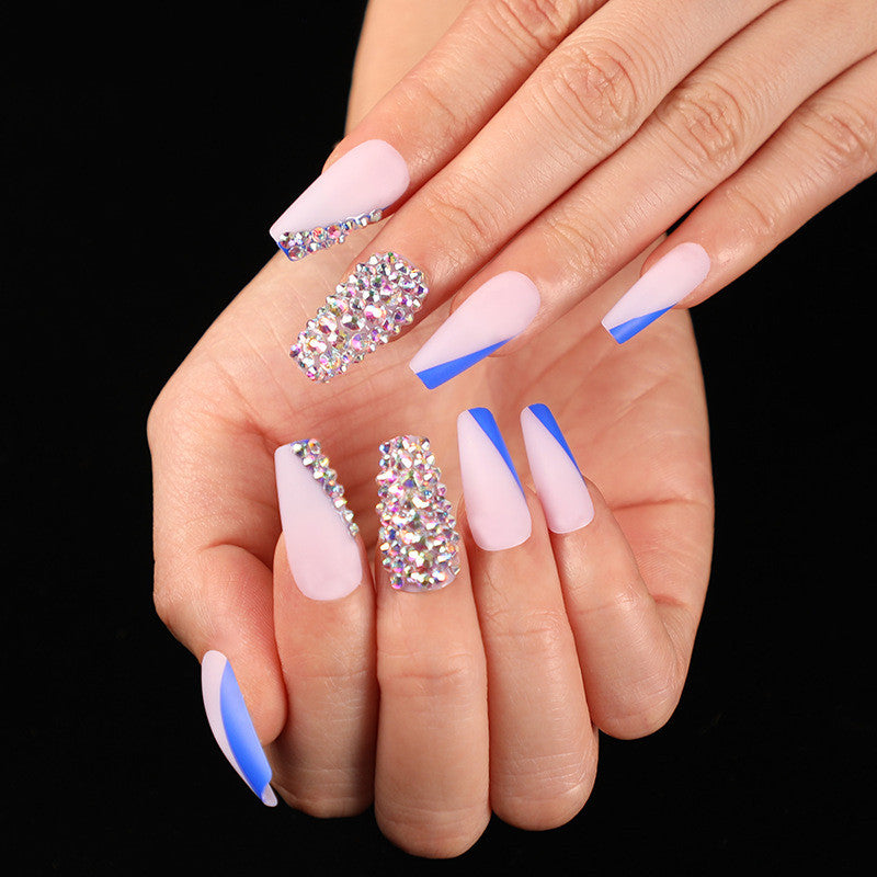 Blue Ballet French Manicure Nail Sequins - 5g