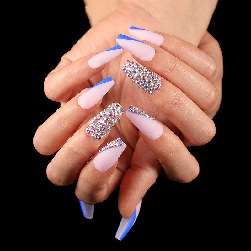 Blue Ballet French Manicure Nail Sequins - 5g