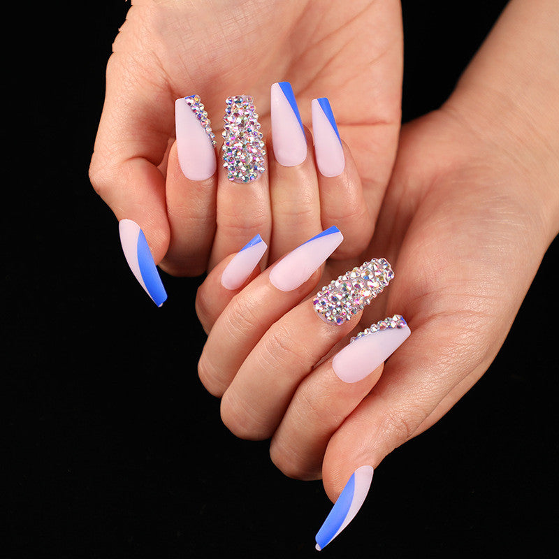 Blue Ballet French Manicure Nail Sequins - 5g