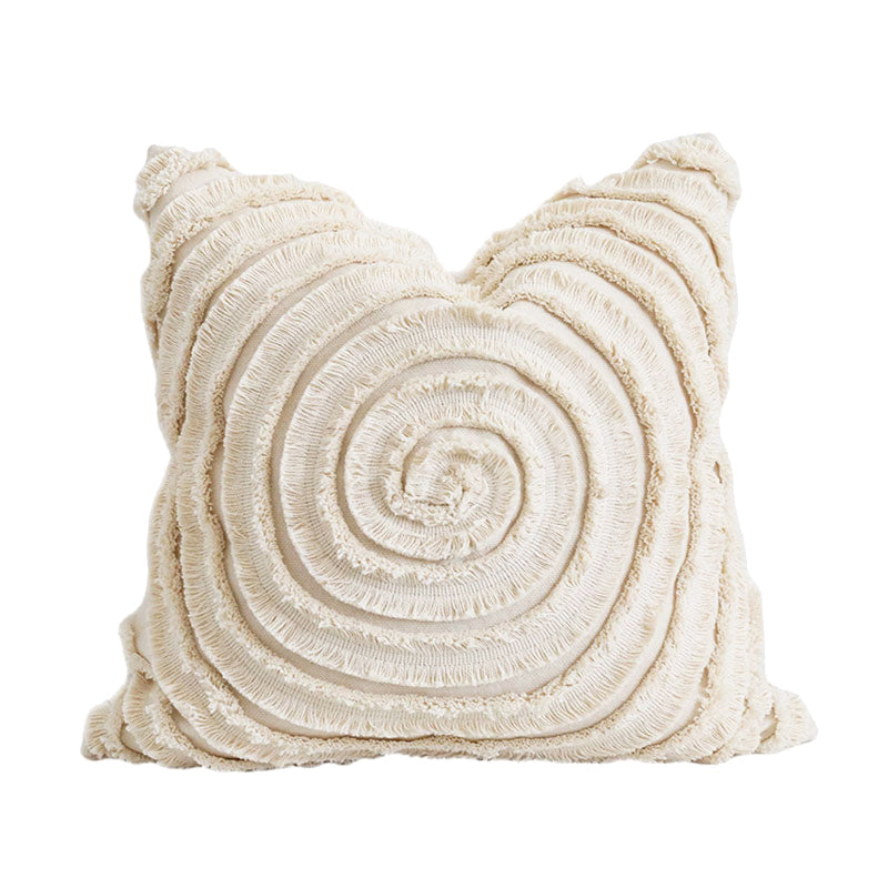 Cotton Cushion Cover for Sofa & Bedroom - Square & Waist Styles, Multiple Sizes