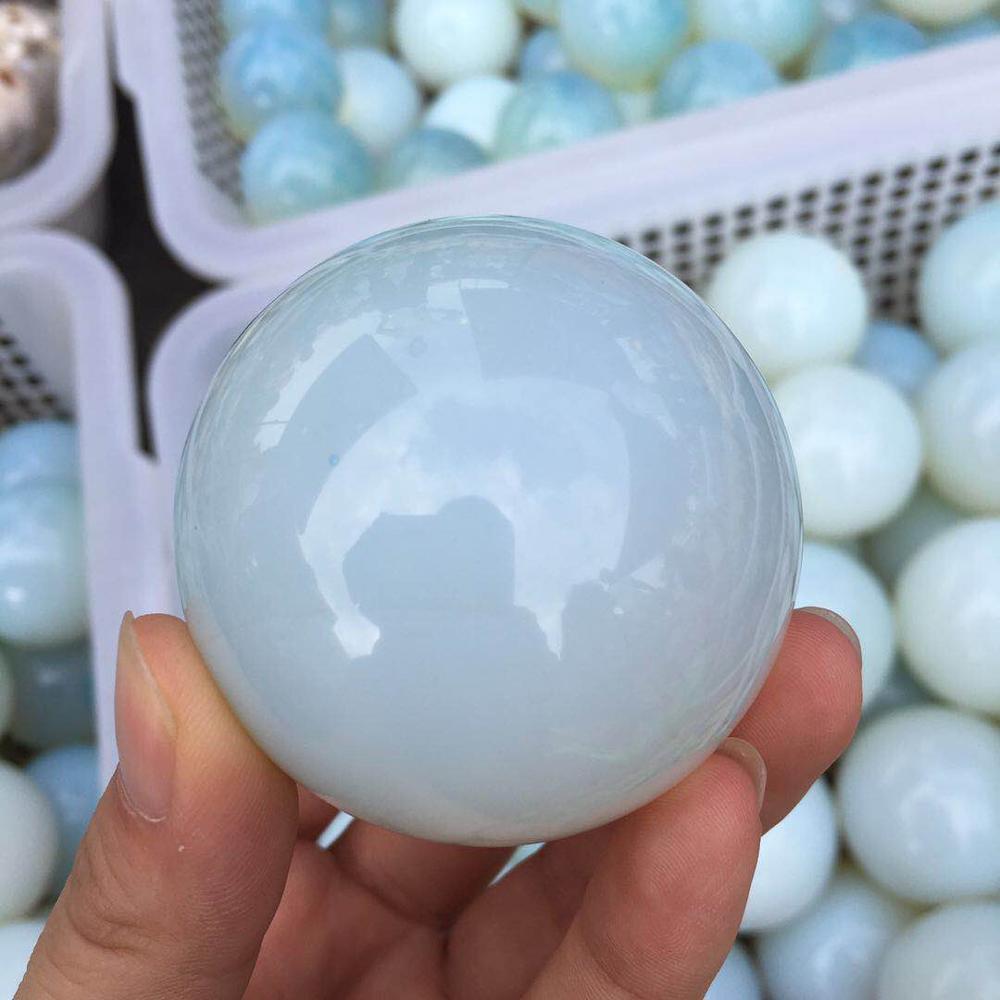 Natural Opal Energy Stone Ball for Home Decor - 40-50mm, 150g