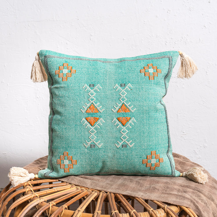 Handmade Moroccan Style Floor Cushion for Bay Window Sofa Boho Bohemian Decor