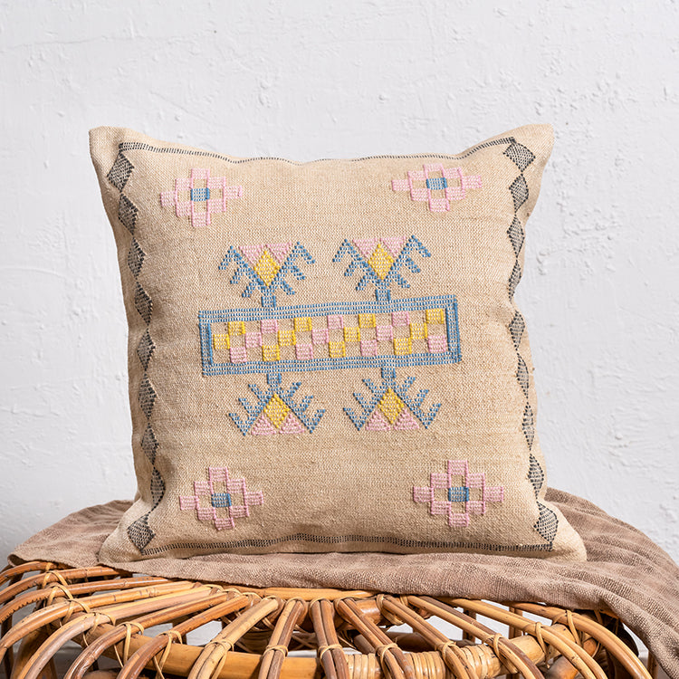 Handmade Moroccan Style Floor Cushion for Bay Window Sofa Boho Bohemian Decor