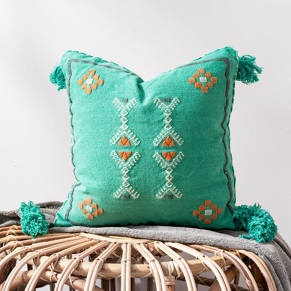 Handmade Moroccan Style Floor Cushion for Bay Window Sofa Boho Bohemian Decor