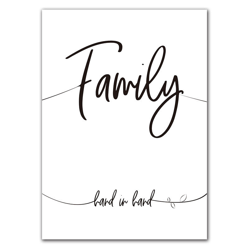 Black and White Canvas Wall Art Posters for Home Decor - Bird & Quote Prints