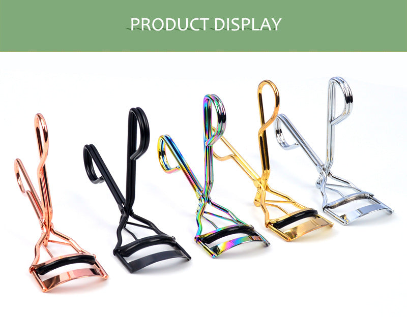 Colorful Portable Eyelash Curler for Soft, Curled Eyelashes - Steel Makeup Tool