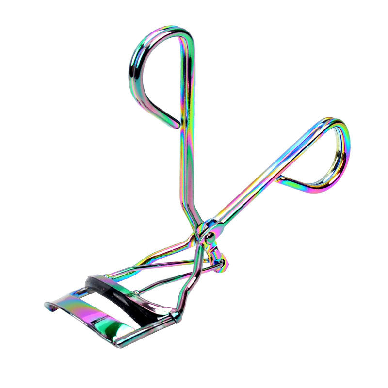 Colorful Portable Eyelash Curler for Soft, Curled Eyelashes - Steel Makeup Tool