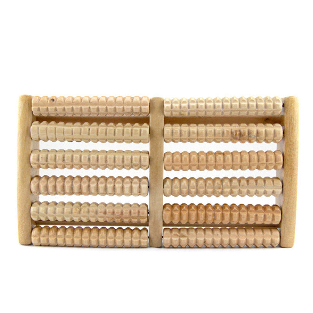 Wooden Foot Sole Massage Roller - Handheld Wooden Foot Massager for Relaxation