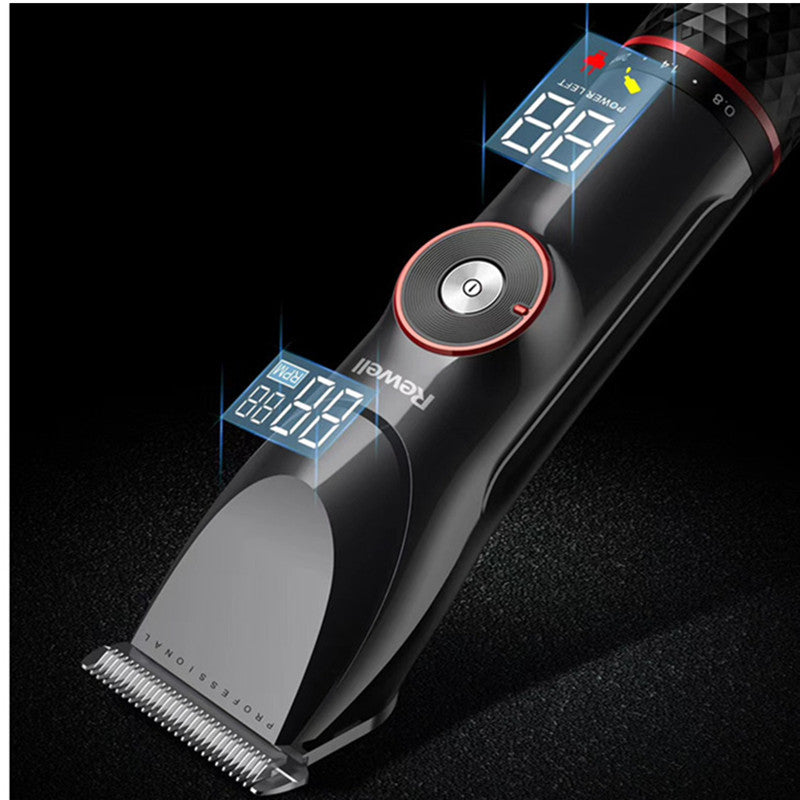 Electric Hair Clipper Trimmer Rechargeable - Black