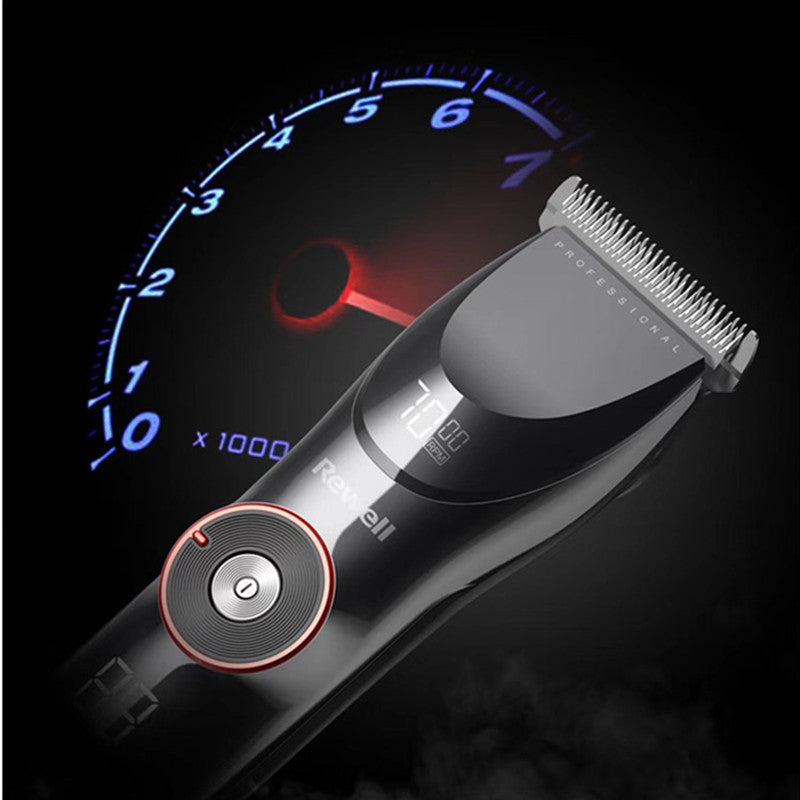 Electric Hair Clipper Trimmer Rechargeable - Black
