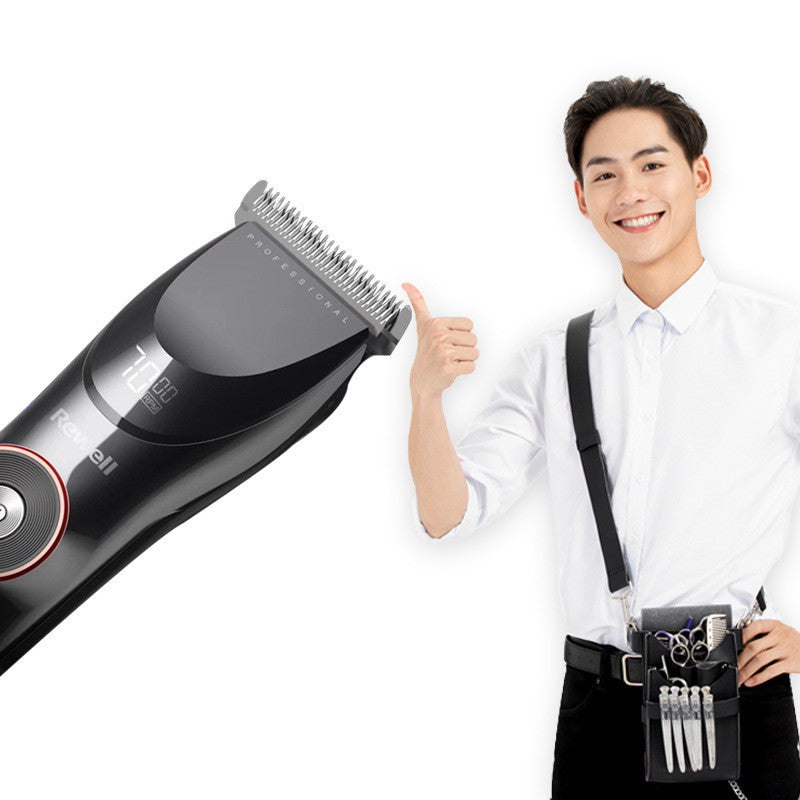 Electric Hair Clipper Trimmer Rechargeable - Black