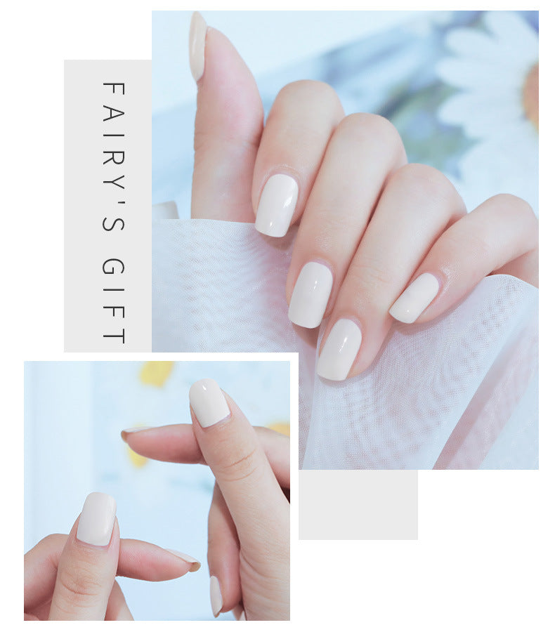 Odorless, Baking-Free Nail Polish - Non-Peel Oily Nail Lacquer, Cherry Color