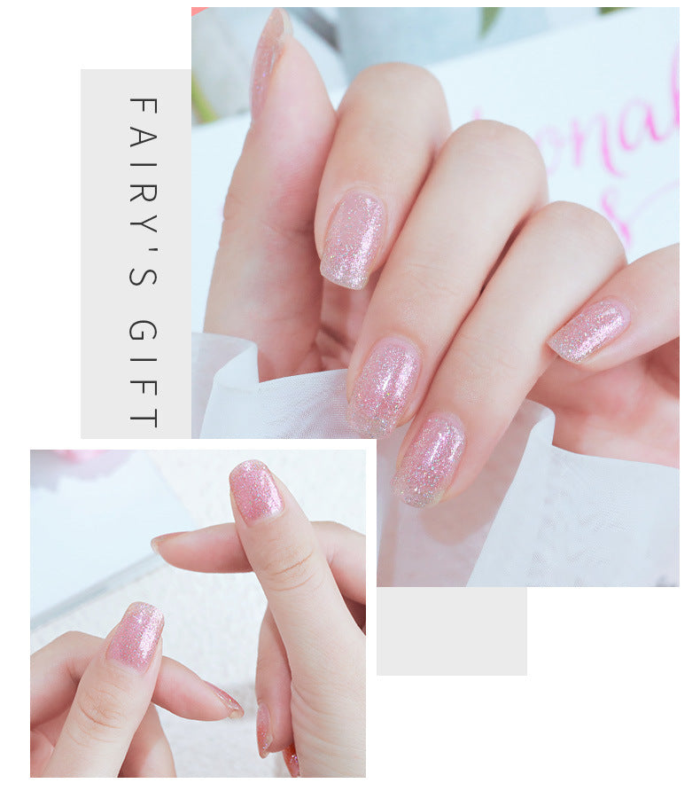 Odorless, Baking-Free Nail Polish - Non-Peel Oily Nail Lacquer, Cherry Color
