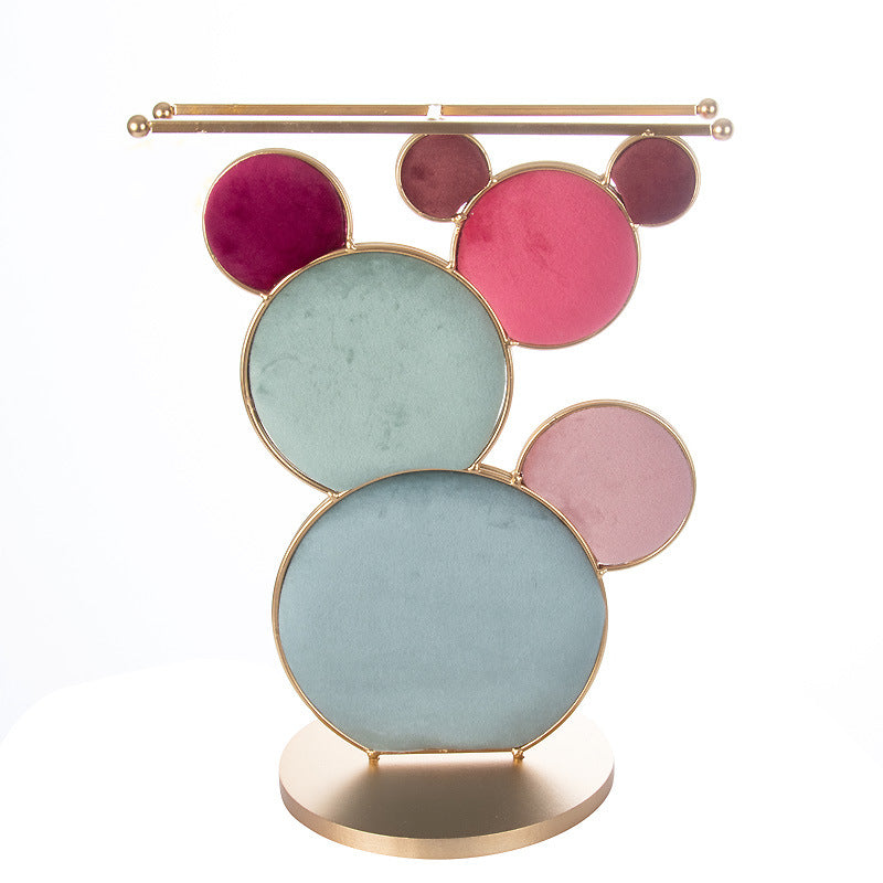 Jewelry Display Stand Cactus Shape Jewelry Organizer with Velvet Finish