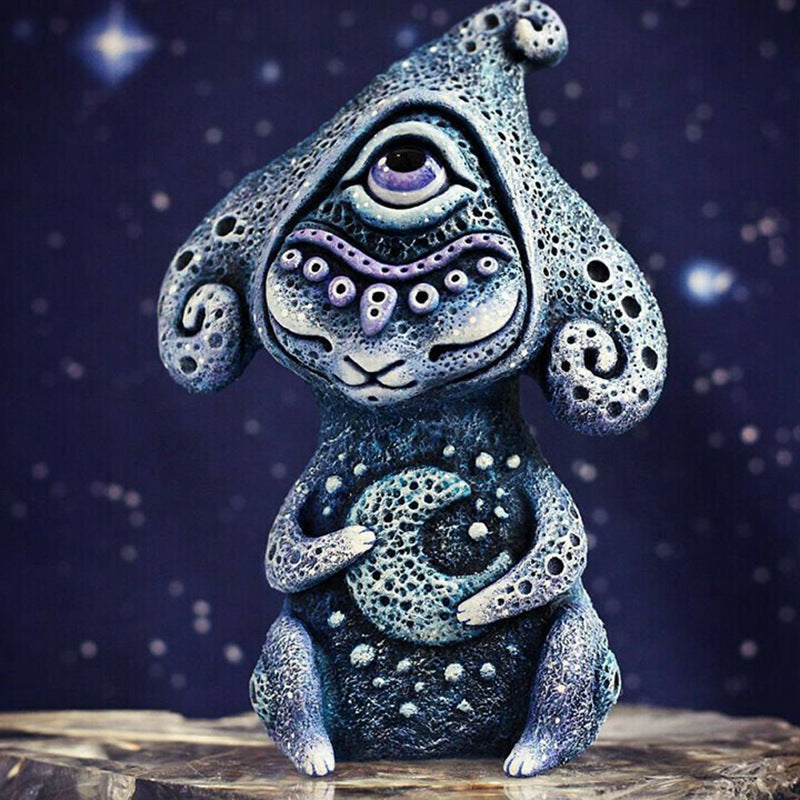 Mythical Fantasy Creature Resin Garden Statue - Handcrafted Home Decor