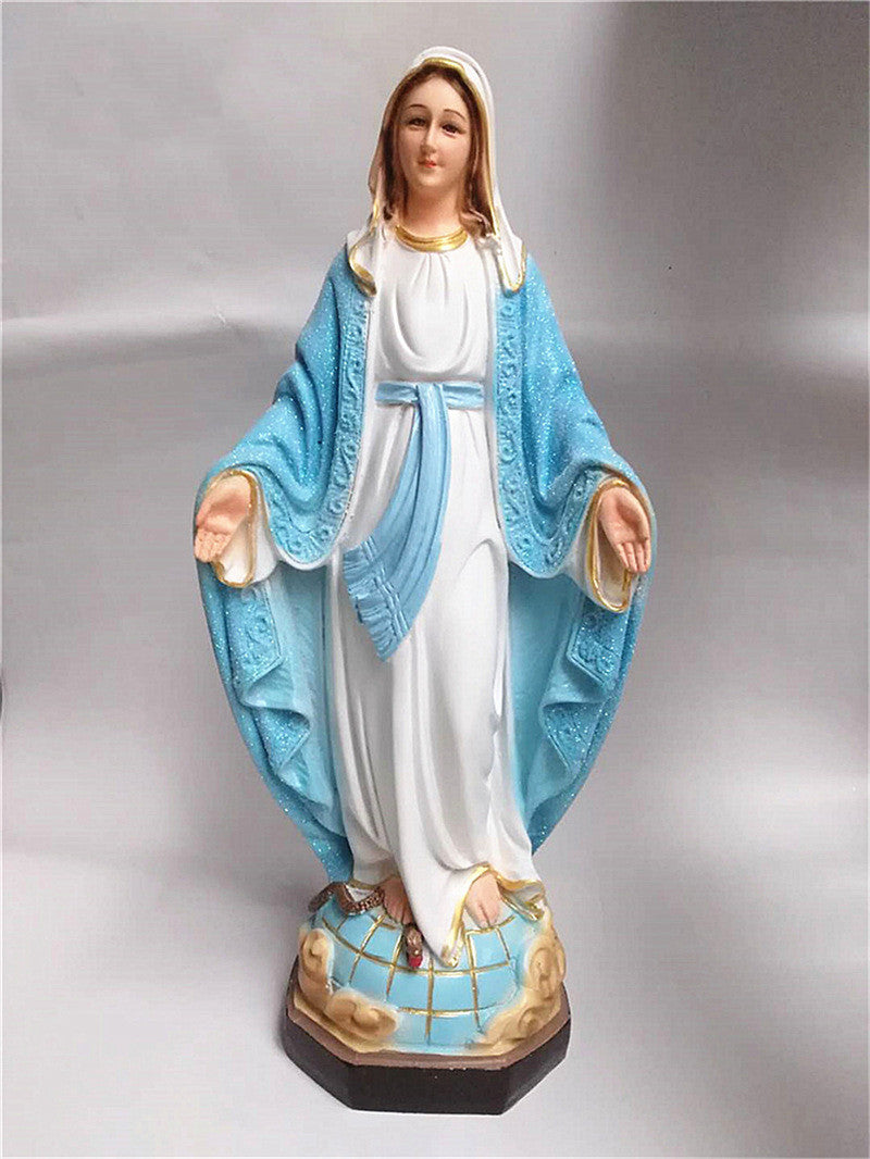 Religious Jesus Virgin Mary Catholic Sacred Family Statue for Home & Garden