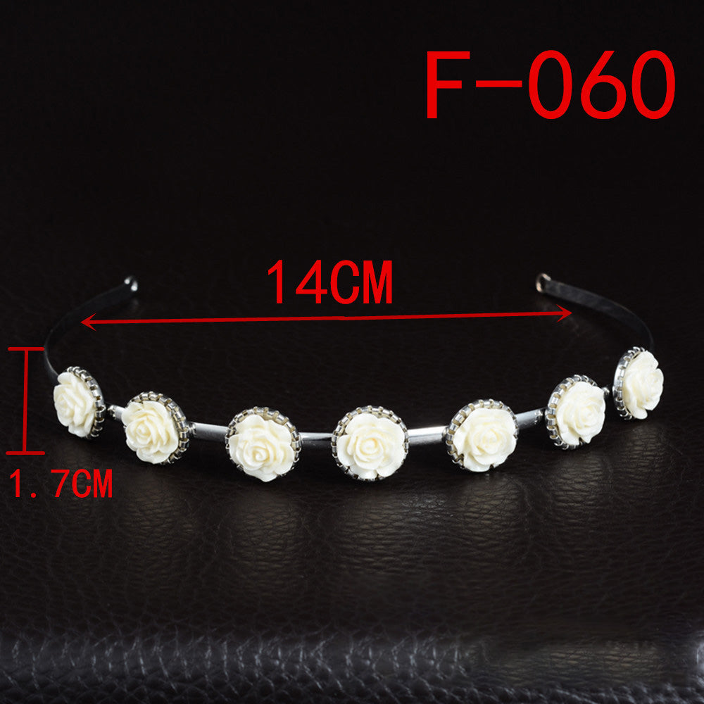 Korean Style Pearl Flower Headband