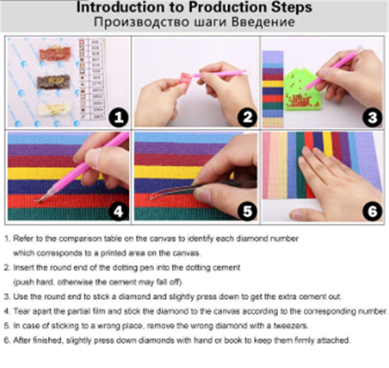 Diamond Painting Kit - Full Circle Square DIY Art Craft for Home & Gift