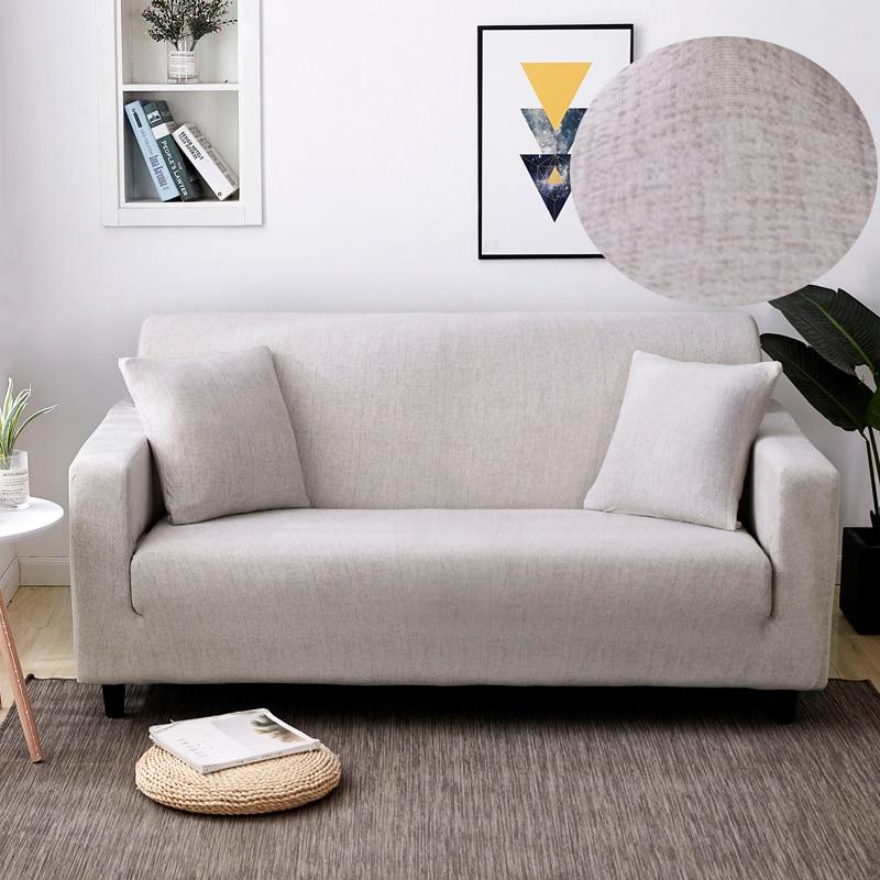 Stretchable Sofa Slipcover for 3-Seater Modern Geometric Design