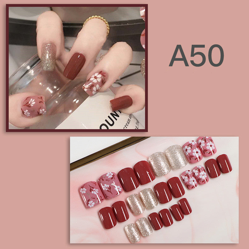 Nail Art Stickers & Decals - Removable Nail Patch Set for Creative Manicure