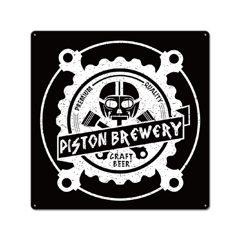 Retro Piston Iron Wall Art - Custom Coffee Shop Home Decor