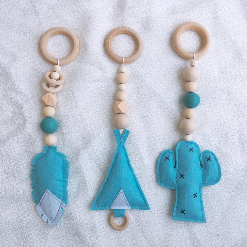 Children's Felt Fitness Device Pendant Kids Room Decor Nordic Style Handmade Ornament