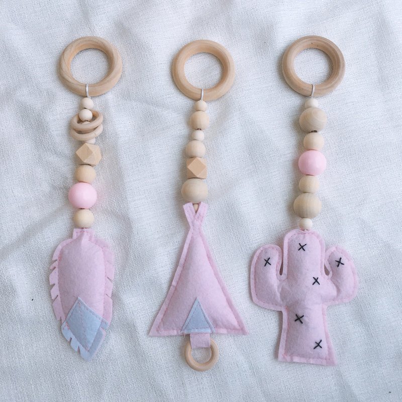 Children's Felt Fitness Device Pendant Kids Room Decor Nordic Style Handmade Ornament