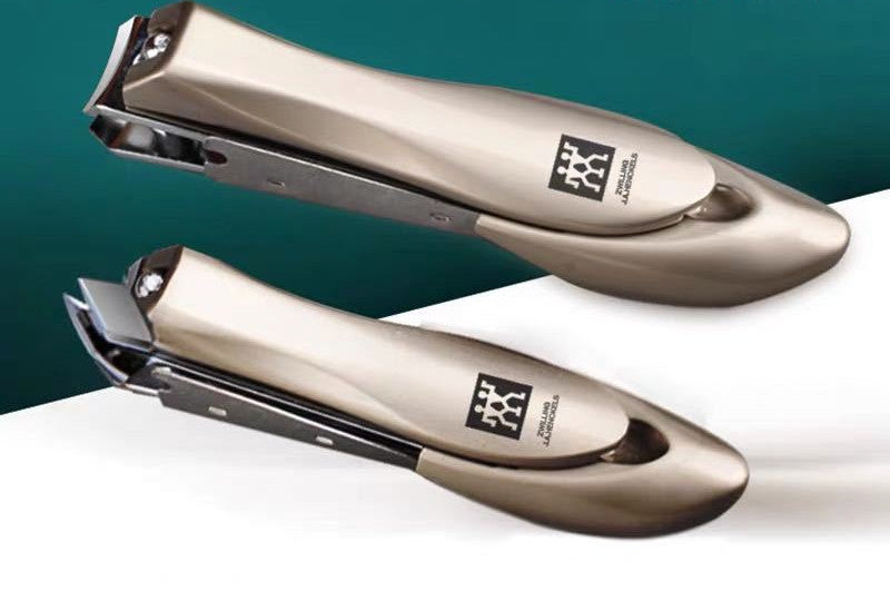 Stainless Steel Nail Clipper Set - Black