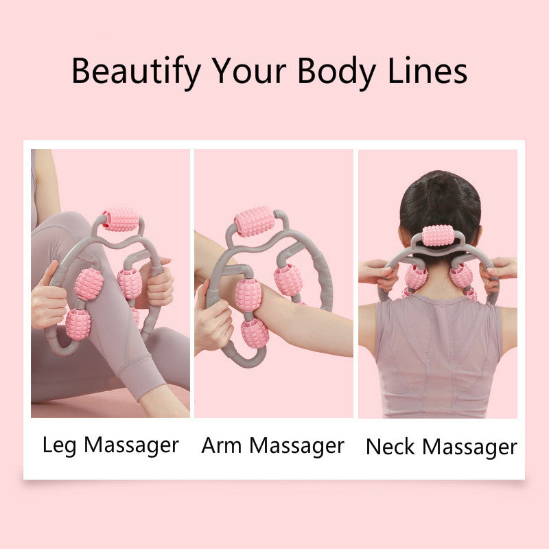 U Shape Massage Roller - Full Body Muscle Massager Tool