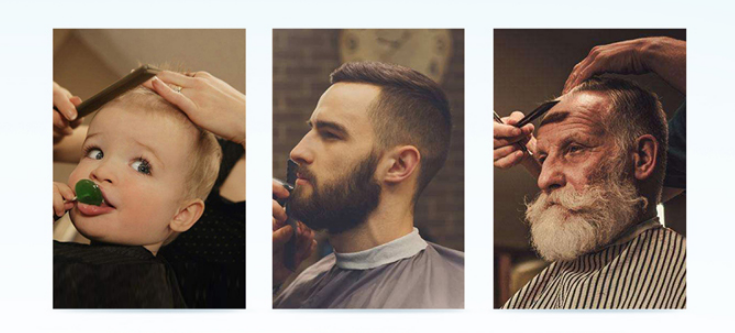 Electric Beard Trimmer - Rechargeable Wireless Grooming