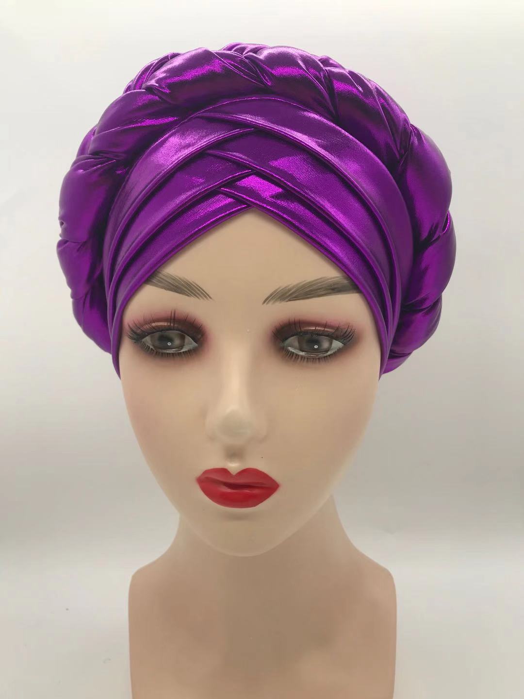 Multicolor Cosplay Wigs with Three-Layer Brim Milk Silk Braided Headpiece for Women